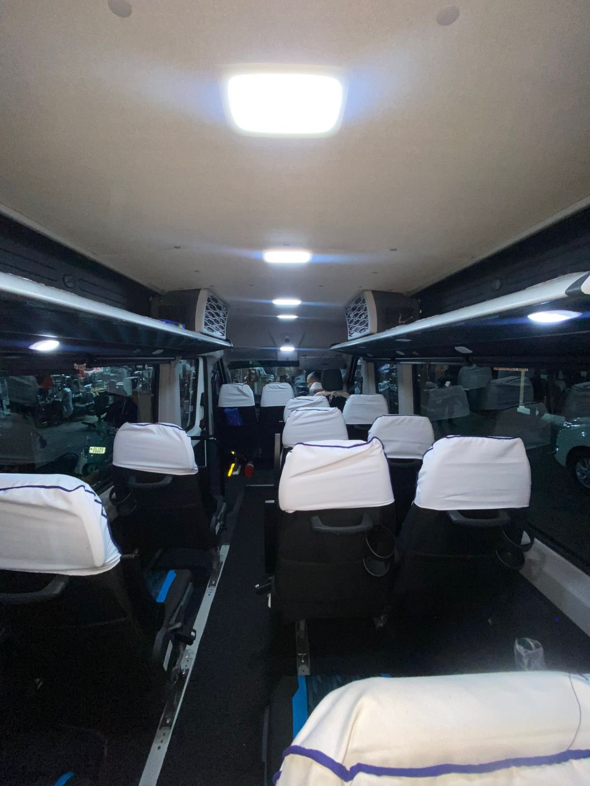 16 Seater Force Urbania Rental in Delhi