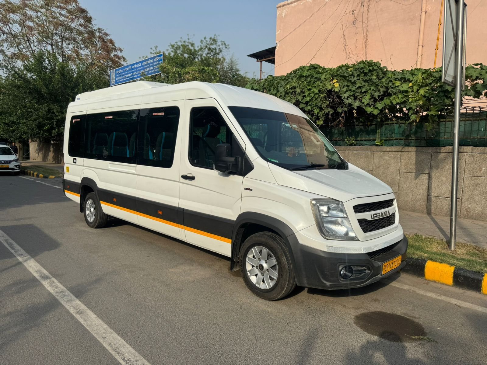 10 Seater Force Urbania Rental in Delhi